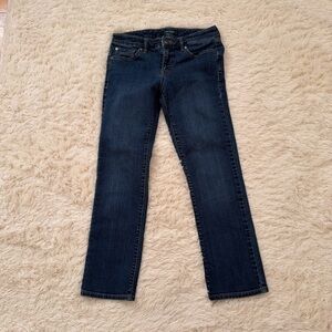 Ralph Lauren Low rise dark wash bootcut jeans petite